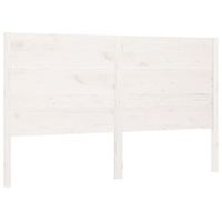 cabecero cama  panel de cabecera madera maciza de pino blanco 206x4x100 cm