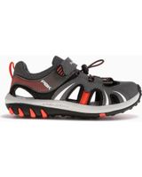 de pablosky sandalia deportiva grey-red gris