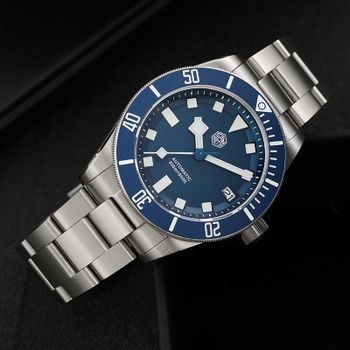 San Martin, nuevo modelo SN0121TE, reloj de buceo de titanio, movimiento automático ST2130, resistente al agua hasta 300 metros, reloj para hombre.