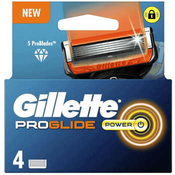 Gillette Recambios Fusion5 Proglide Power 4 uds