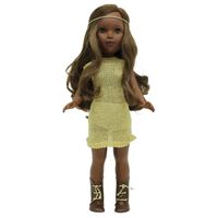 folk artesania muneca pepa mulata vidal rojas dolls original 41 cm vinilo coleccion vestido oro