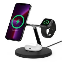 cargador inalambrico belkin wiz017vfbk 15w negro para iphone apple watch y airpods