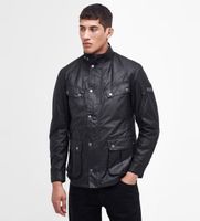 barbour para hombre mwx0337 chaqueta duke wax negro 3xl casual algodon