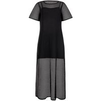 lisca vestidos vestido largo de playa con mangas cortas malaga para mujer