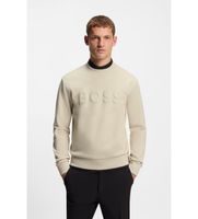 boss para hombre 50555516 sudadera salbo beige xl casual algodon