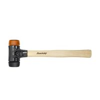 wiha martillo de cara blanda safety de dureza mediaduro con mango de madera hickory cabezal redondo 26613
