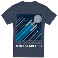 star trek camiseta starfleet recruitment para mujer