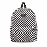 vans old skool check backpack - checkerboard black and white