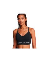 sujetador deportivo de fitness under armour vanish seamless low bra mujer negro