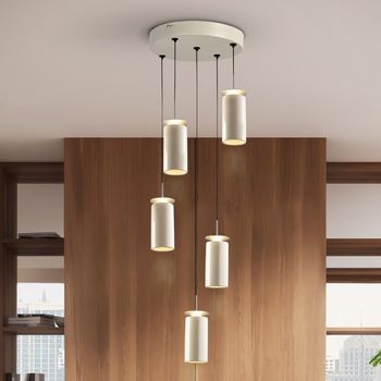 Lámpara colgante led alfara (5x8w)