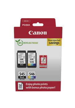 MULTIPACK CANON PG-545 / CL-546 + PAPEL