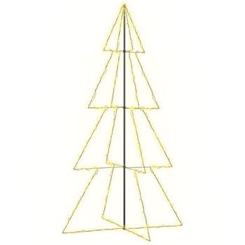 Árbol De Navidad 360 Luces Led Interior Y Exterior 143x250 Cm Vidaxl