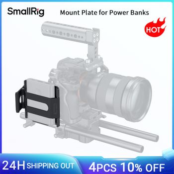 Placa de Montaje SmallRig para Bancos de Energía Anker, UGREEN, Cuktech, para Bancos de Energía con Ancho de 42-70 mm y Grosor de 10-55 mm