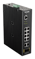 switch industrial d-link dis-200g-12s 10p giga y 2p sfp carril din vlan qos igmp