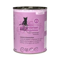 catz finefood can 6 x 400g - lamb  rabbit