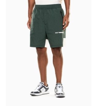 EA7 para hombre. 7M001506_AF22110 Pantalones Cortos Logo Series M Cilantro (XS), Casual, Deportivo, Lila, Sportswear, Multideporte, Poliamid