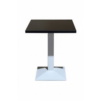 Mesa Kuat White 60 Cm De Madera 74*60*60 Cm - Negro