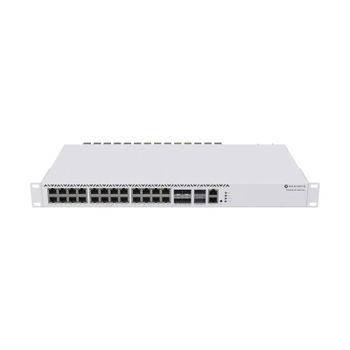 Switch Mikrotik 20 Puertos Gigabit 4 SFP+ Gestionado ACL Montaje en Rack Gris