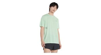 Camiseta de manga corta new balance athletics graphic verde  hombre