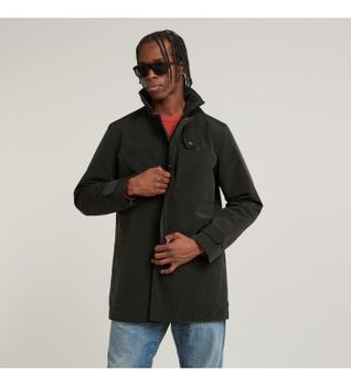 G-Star para hombre. D25378-C408-G766 Gabardina Garber negro (M), Casual, Poliéster Reciclado, Sostenible