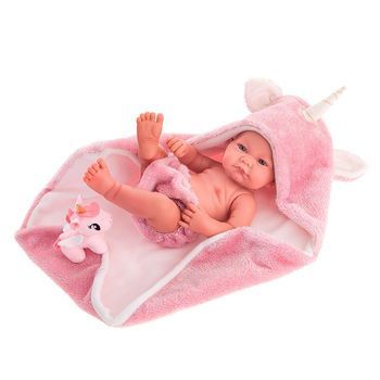 Nica Muñeca Recién Nacida Unicornio 42cm Antonio Juan
