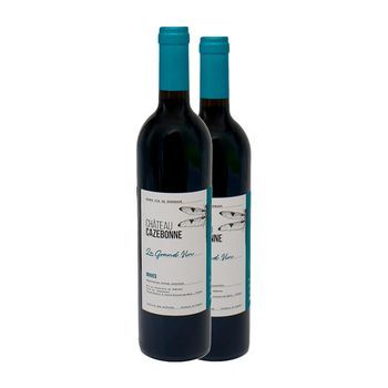 Château Cazebonne Vino Tinto Le Grand Vin Rouge Graves 75 Cl 13% Vol. (pack De 2 Unidades)