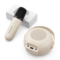 altavoz sikenai karaoke portatil bluetooth 53 con microfono y luces rgb