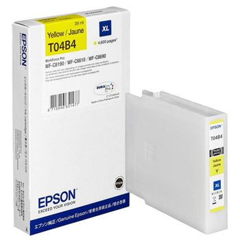 Epson T04B4 (T04B440) Yellow Original High Capacity Ink Cartridge