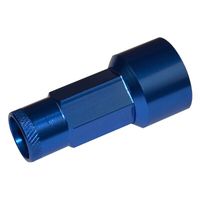 lugnuzz magnetic wheel nut covers 17mm x20 blue
