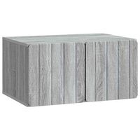 mueble de tv de pared 595 x 41 x 30 cm sonoma gris vidaxl