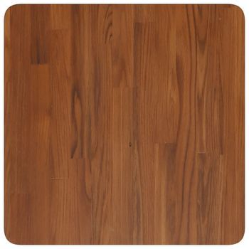 Tablero De Mesa | Tablero Escritorio Cuadrada Madera Roble Marrón Oscuro 50x50x4 Cm