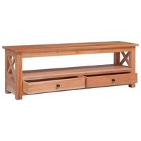 mueble tv  mueble de salon  armario tv de madera maciza de caoba 120x30x40 cm