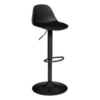 silla de bar regulable aiko negra