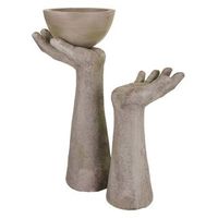manos deco magnesio 27x20x51h-50x20x51 gris