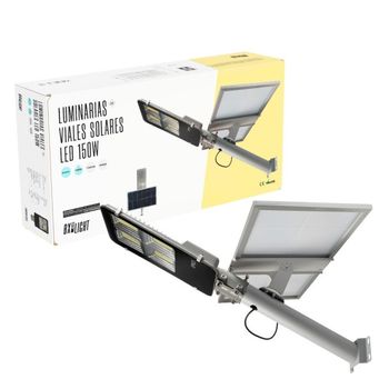 Farola led 150w 7.500lm 6000ºk ip65 solar sensor 40.000h
