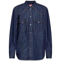 diesel camisa manga larga sy796 para hombre