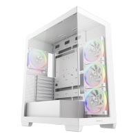 torre deepcool cg580 4f v2 blanca ventana vidrio templado iluminacion rgb