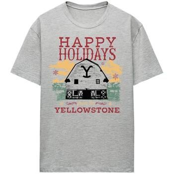 Yellowstone Camiseta Happy Holidays para mujer