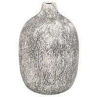 florero de terracota gris blanco 36 cm aspecto envejecido dormitorio