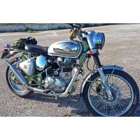 silenciador de escape royal enfield bullet 500 ie trials e4 mass classic