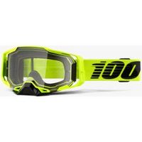 100 armega goggle nuclear citrus - clear lens
