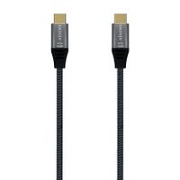 aisens cable usb 20 aluminio 5a 100w e-mark usb-cm-usb-cm gris 10m