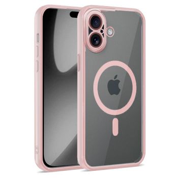 Carcasa COOL para iPhone 17 Magnética Borde Rosa