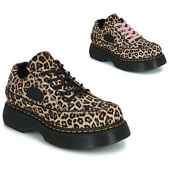 Dr. Martens Zapatos Mujer Buzz 5i Light Tan Mini Leopard Spot Hair On para mujer