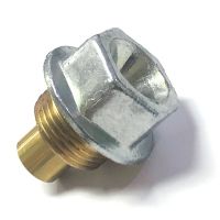 perno aceite motor m20x15 laton magnetico gris