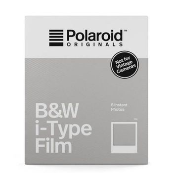 Películas instantáneas Polaroid B&W i-Type 8 piezas