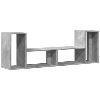 Muebles De Tv 2 Uds Madera Ingeniería Gris Hormigón 75x30x50 Cm Vidaxl