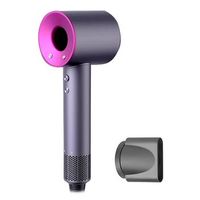 secador ionico con 4 niveles de temperatura 3 niveles de velocidad y 1600w de potencia 8x10x27 cm color gris oscuro