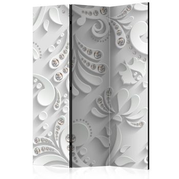Biombo - Flowers With Crystals (135x172 Cm)