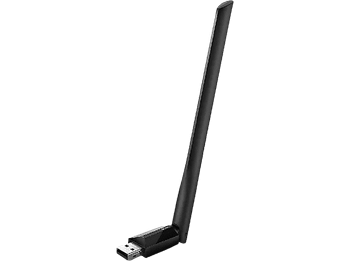 Adaptador Wi-Fi USB - TP-Link Archer T2U Plus, Velocidad transferencia 600 Mbps, 2.0, Doble Banda, 5 GHz, Negro